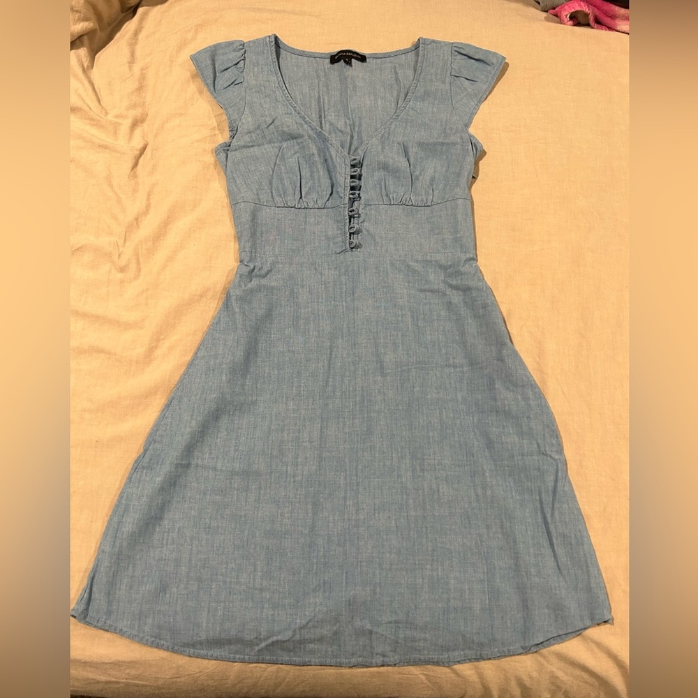Banana Republic blue summer dress size 0
